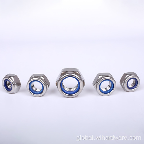 Stainless Steel Hex Nylon Locking Nuts